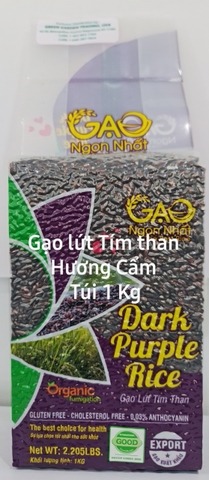 Gạo lứt tím than export - Gạo Ngon Nhất - Công Ty TNHH Gạo Ngon Nhất